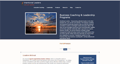 Desktop Screenshot of intentionalleaders.com